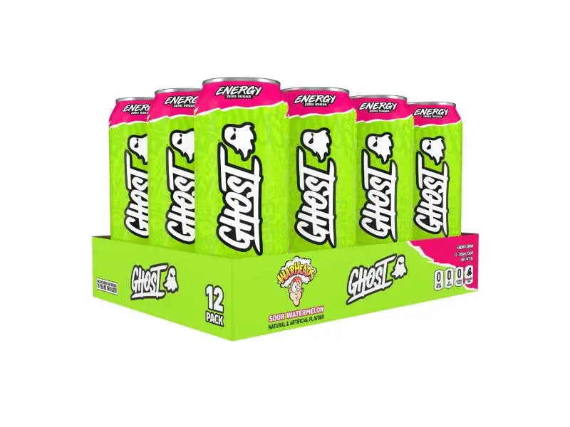 GHOST Energy Warheads Sour Watermelon – 12 x 500ml case